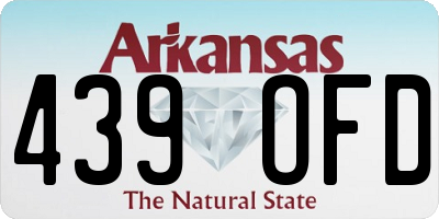 AR license plate 439OFD