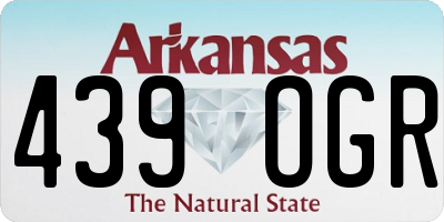 AR license plate 439OGR