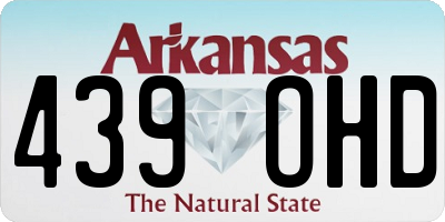 AR license plate 439OHD
