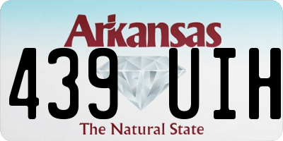 AR license plate 439UIH