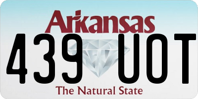 AR license plate 439UOT