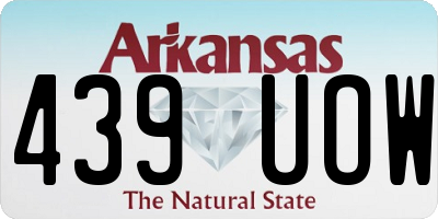 AR license plate 439UOW