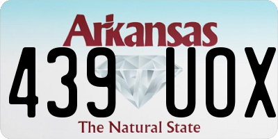 AR license plate 439UOX