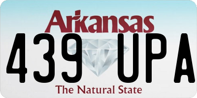 AR license plate 439UPA