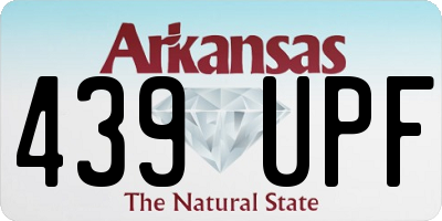 AR license plate 439UPF