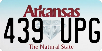 AR license plate 439UPG