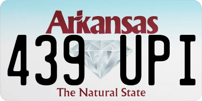 AR license plate 439UPI