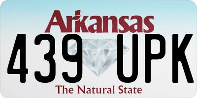 AR license plate 439UPK