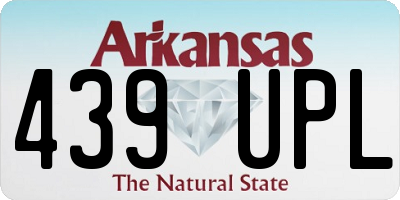 AR license plate 439UPL