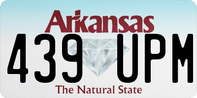 AR license plate 439UPM