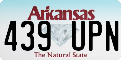AR license plate 439UPN