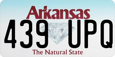 AR license plate 439UPQ