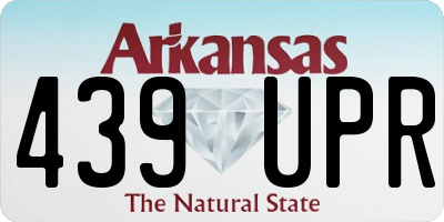 AR license plate 439UPR