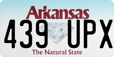 AR license plate 439UPX