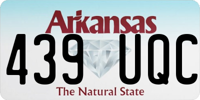 AR license plate 439UQC