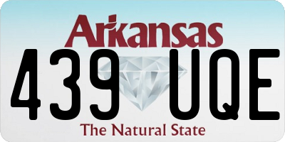 AR license plate 439UQE