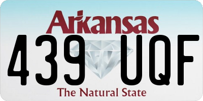 AR license plate 439UQF