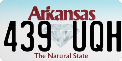AR license plate 439UQH