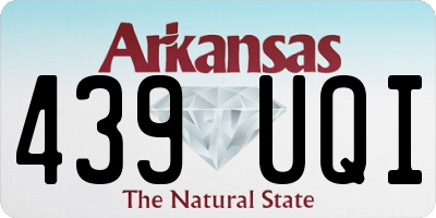 AR license plate 439UQI