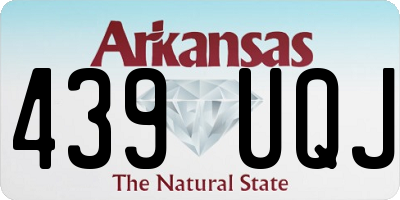 AR license plate 439UQJ