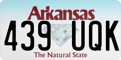 AR license plate 439UQK