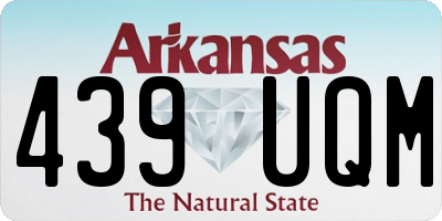 AR license plate 439UQM