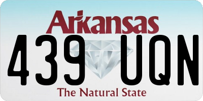 AR license plate 439UQN