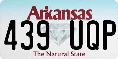 AR license plate 439UQP