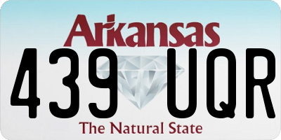 AR license plate 439UQR