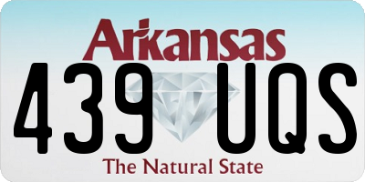 AR license plate 439UQS