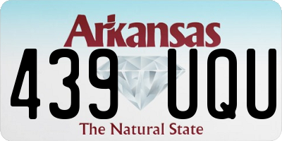 AR license plate 439UQU