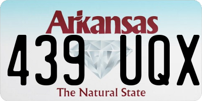 AR license plate 439UQX