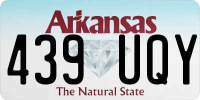 AR license plate 439UQY
