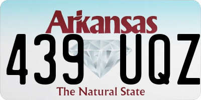 AR license plate 439UQZ