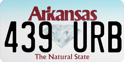 AR license plate 439URB