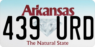 AR license plate 439URD