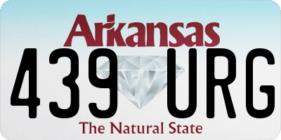 AR license plate 439URG