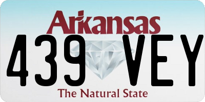 AR license plate 439VEY