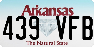AR license plate 439VFB