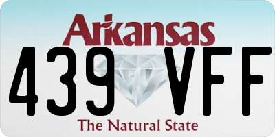 AR license plate 439VFF