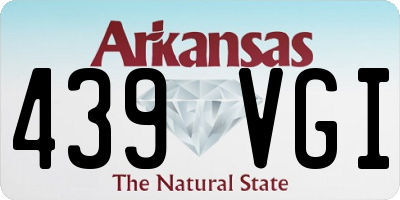 AR license plate 439VGI