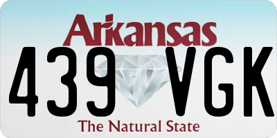 AR license plate 439VGK