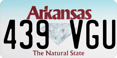 AR license plate 439VGU