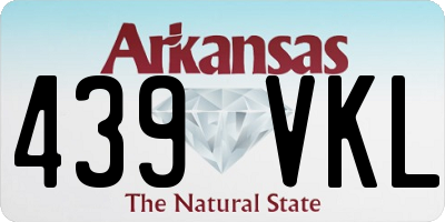AR license plate 439VKL
