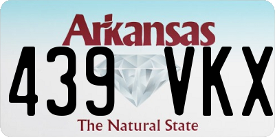 AR license plate 439VKX
