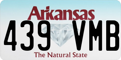 AR license plate 439VMB