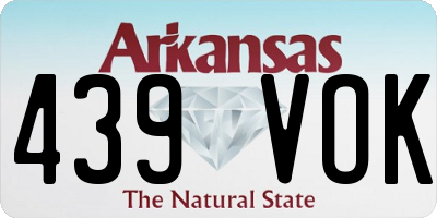 AR license plate 439VOK