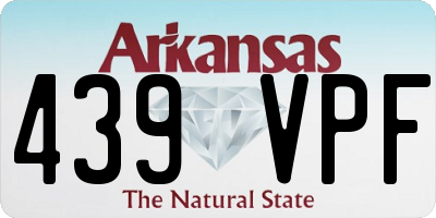 AR license plate 439VPF