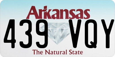 AR license plate 439VQY