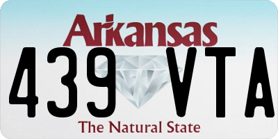 AR license plate 439VTA
